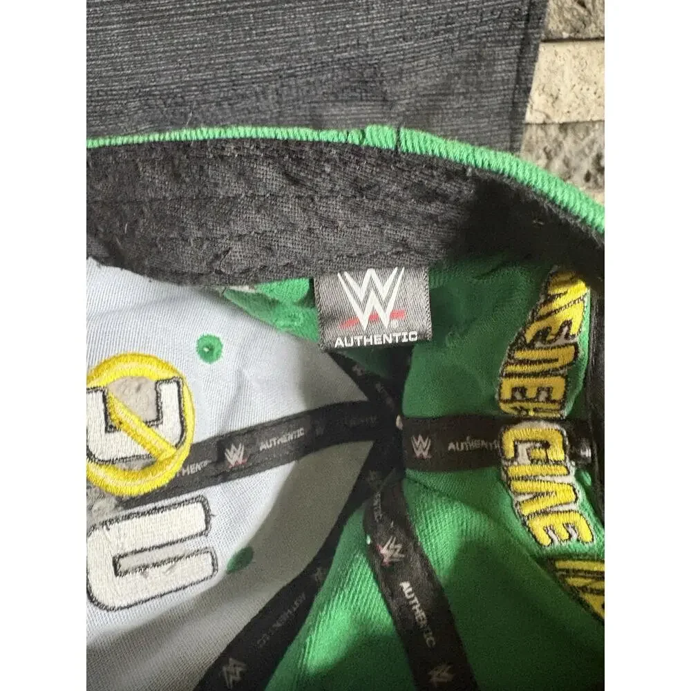 John Cena WWE You Don’t See Me Baseball Cap Adjustable Snapback Hat Green Yellow